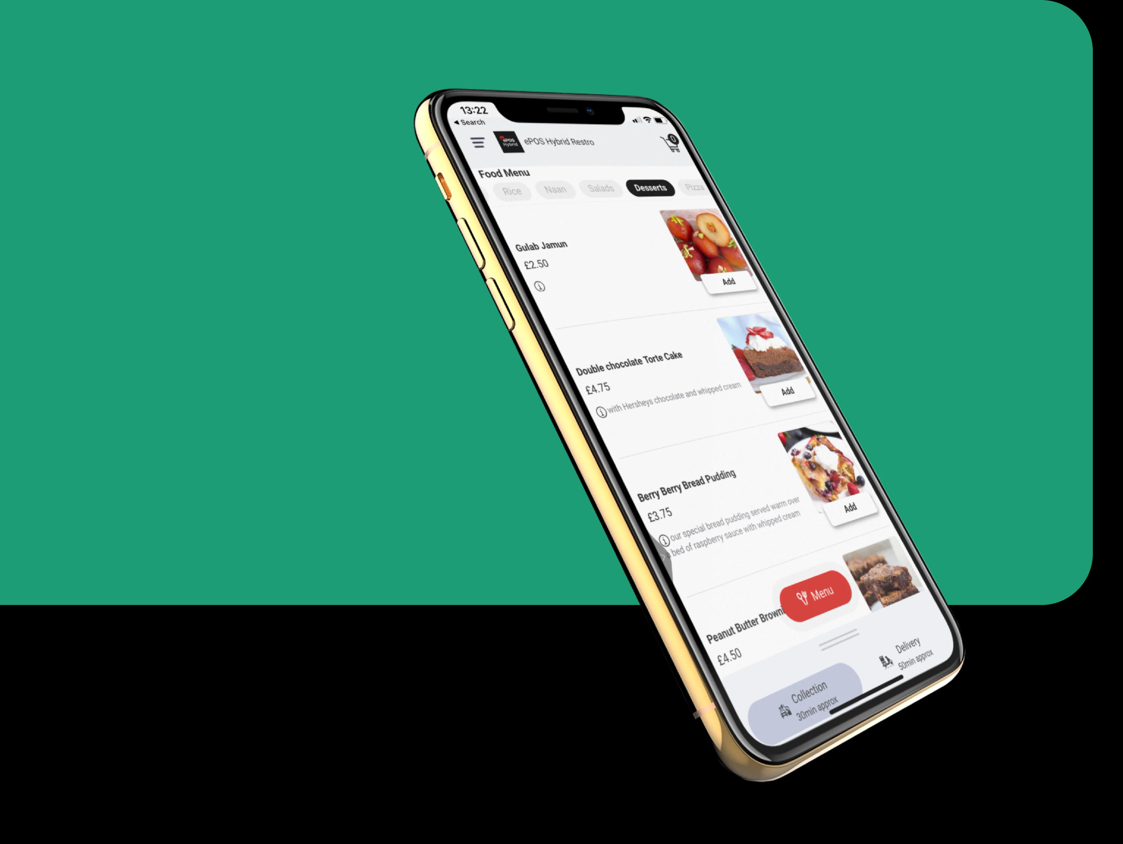 Mobile Ordering large device
