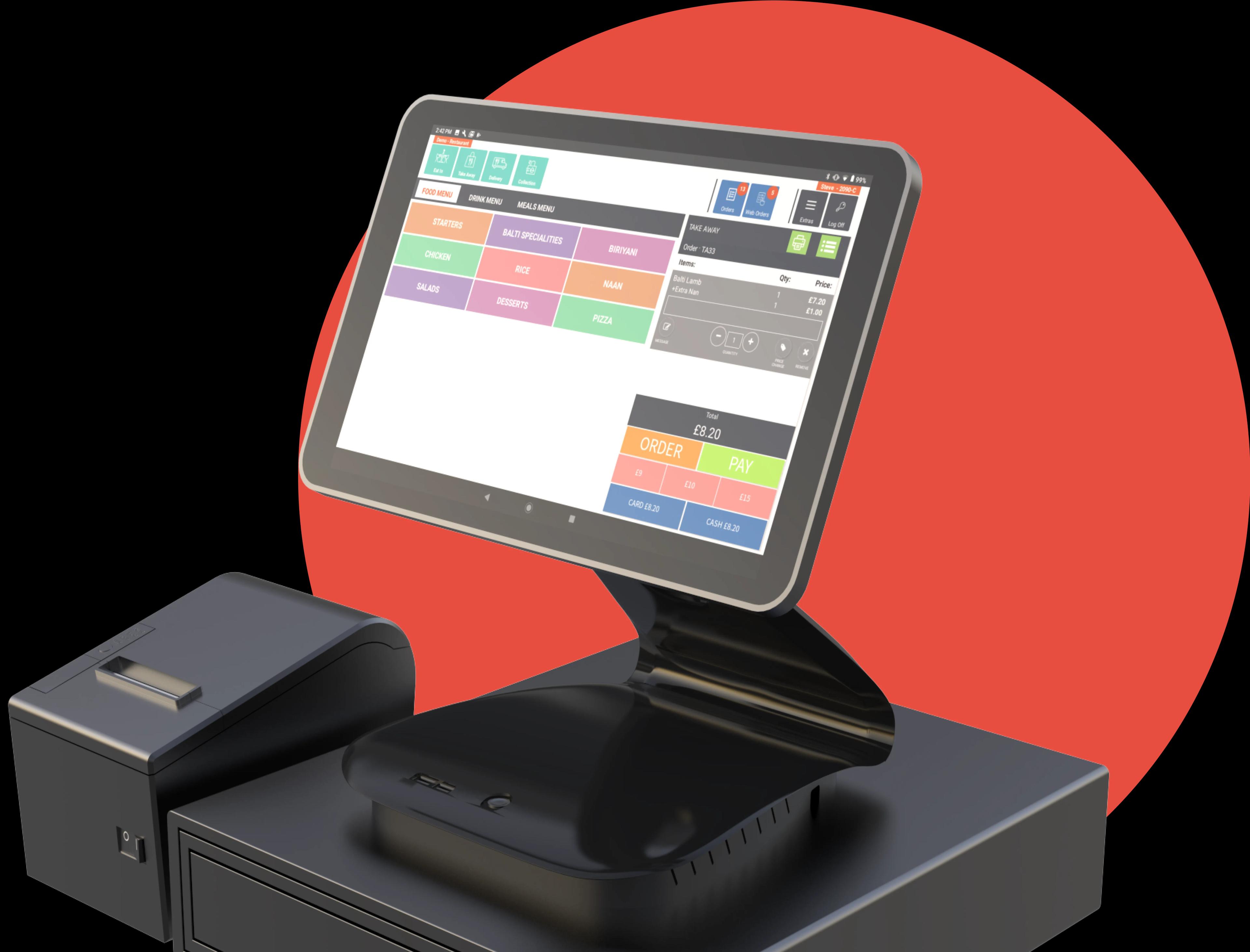 cafes business system medium
