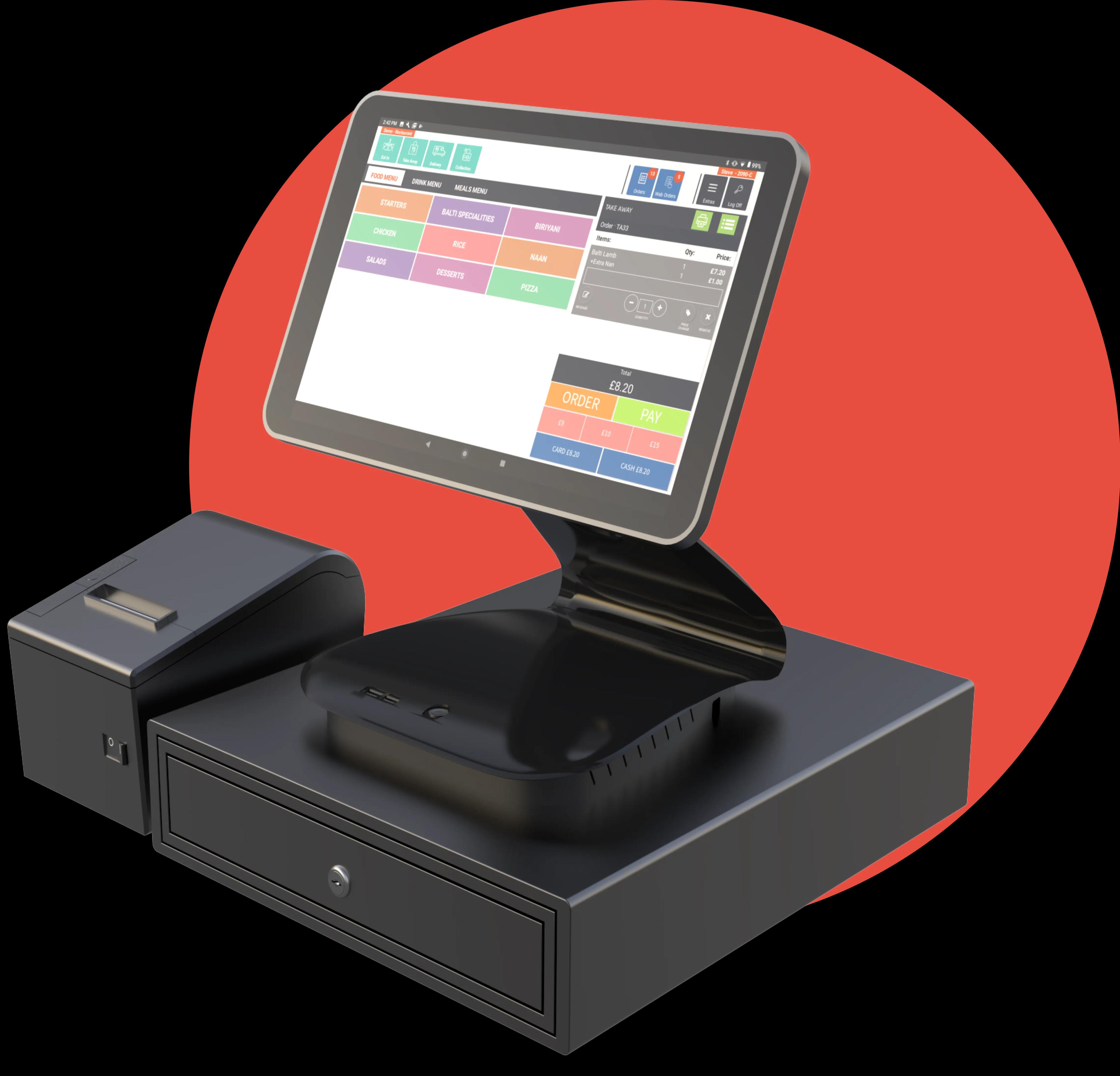cafes business system mobile device