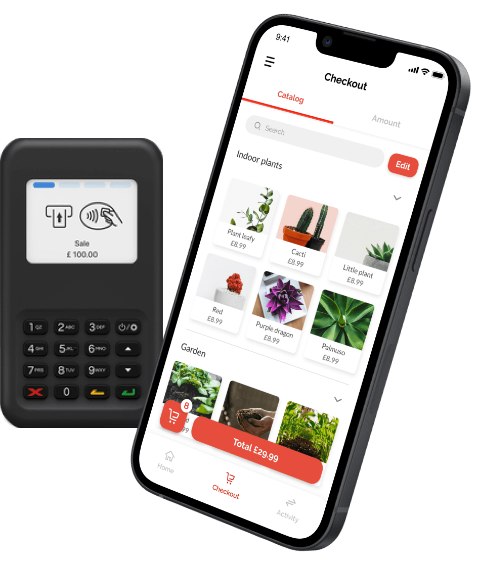 Take cash & card payments directly from your phone or tablet with Grafterr GO!