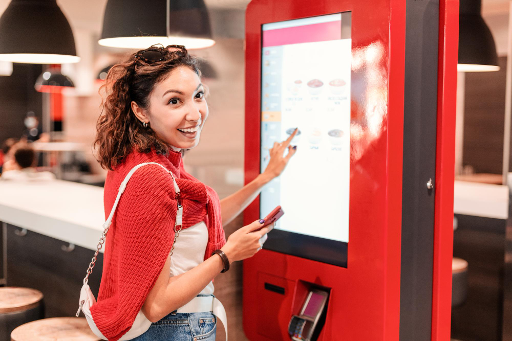 Self-service kiosk 
