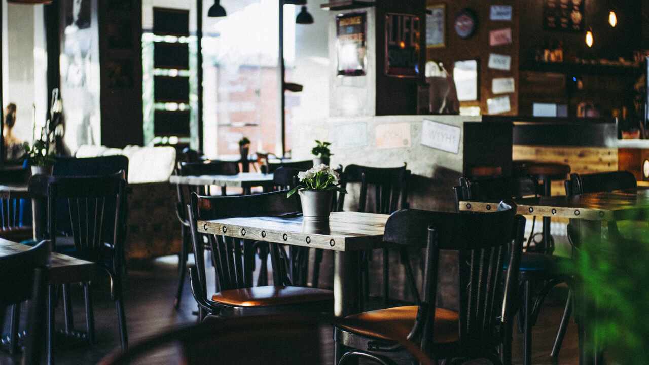 An empty pub interior